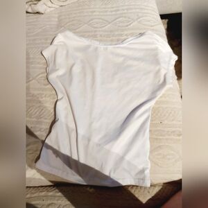 White Women's Top With Open Back